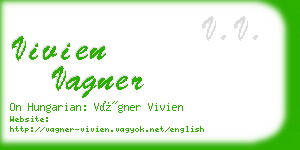 vivien vagner business card